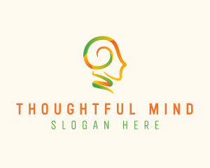 Psychologist Mind Therapy logo design