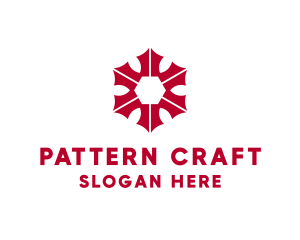 Snowflake Pattern Company  logo design