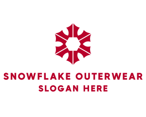 Snowflake Pattern Company  logo design