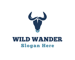 Wild Bull Horns logo design