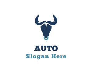 Market - Wild Bull Horns logo design