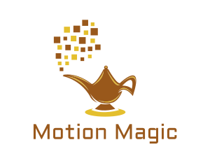 Digital Magic Lamp logo design