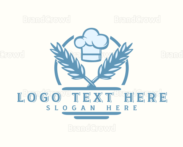 Wheat Bread Baking Logo