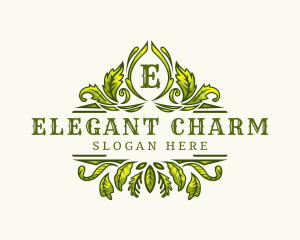 Elegant Gardening Foliage logo design