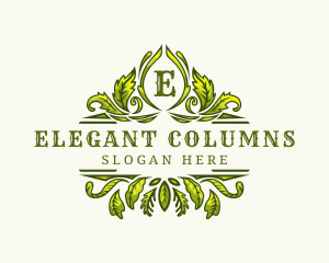 Elegant Gardening Foliage logo design