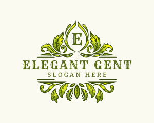 Elegant Gardening Foliage logo design