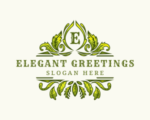 Elegant Gardening Foliage logo design