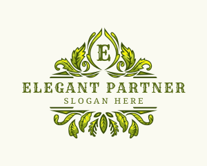 Elegant Gardening Foliage logo design