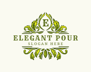 Elegant Gardening Foliage logo design