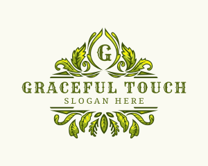 Elegant Gardening Foliage logo design