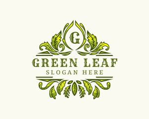 Elegant Gardening Foliage logo design