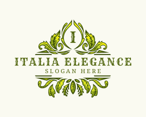 Elegant Gardening Foliage logo design