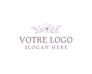Personal - Floral Leaf Wordmark logo design