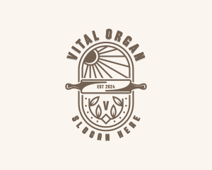 Organic Confectionery Baker logo design