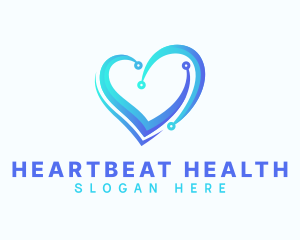 Cardiovascular - Modern Medical Heart logo design