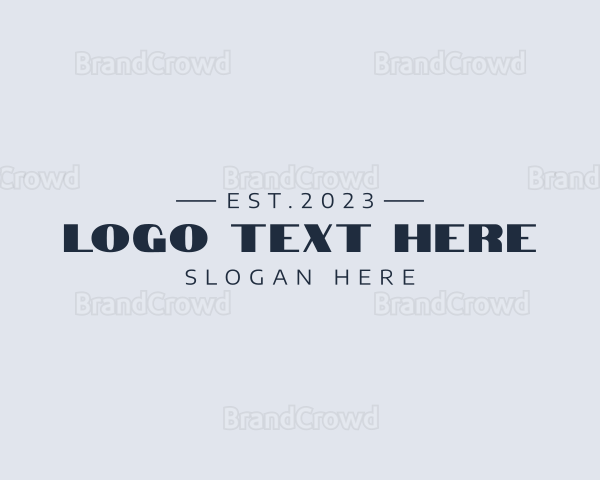 Modern Minimalist Brand Logo