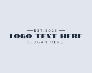 High End - Modern Minimalist Brand logo design