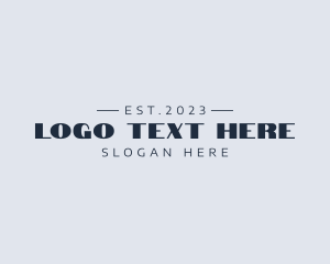 Interior Design - Modern Minimalist Brand logo design
