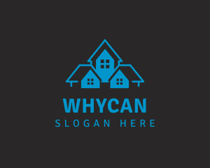 Property - House Roof Subdivision logo design