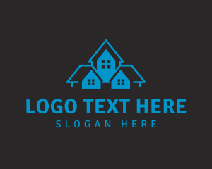 Mortgage - House Roof Subdivision logo design