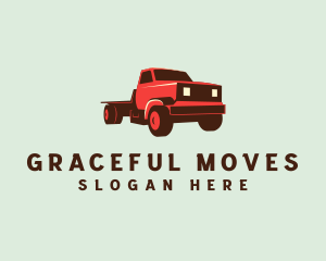 Moving Truck Transport logo design