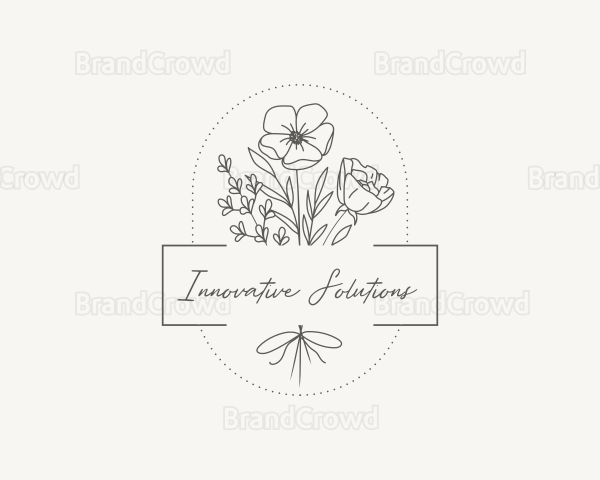 Elegant Floral Bouquet Logo
