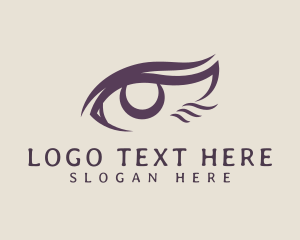 Beauty Vlogger - Beauty Eye Wing logo design