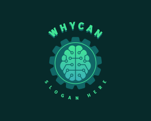 Cogwheel Brain Technology Logo