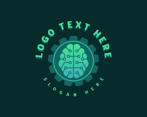 Cogwheel Brain Technology Logo