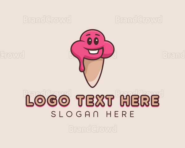 Baby Ice Cream Cone Logo