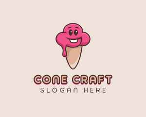Cone - Baby Ice Cream Cone logo design