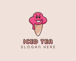 Baby Ice Cream Cone logo design