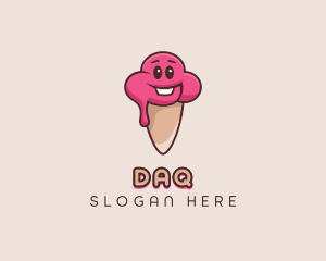 Sweet - Baby Ice Cream Cone logo design