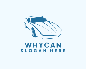 Driver - Blue Car Garage logo design