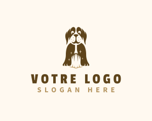 Fur - Cleaning Broom Dog logo design
