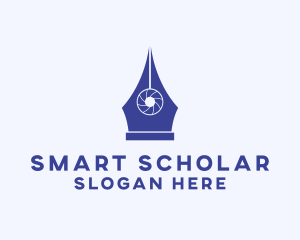 Student - Pen Camera Shutter logo design