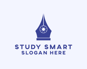 Student - Pen Camera Shutter logo design