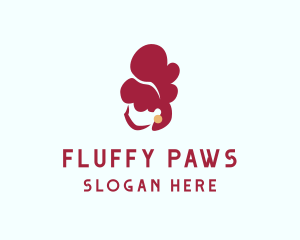Fluffy - Fluffy Hair Salon logo design