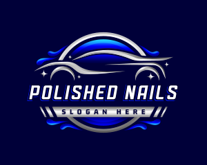 Car Wash Sedan logo design