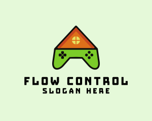 Gaming House Controller logo design