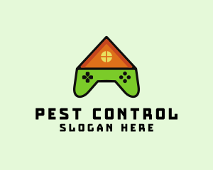 Gaming House Controller logo design