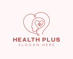 Mental Heart Wellness logo design