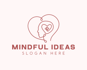 Mental Heart Wellness logo design