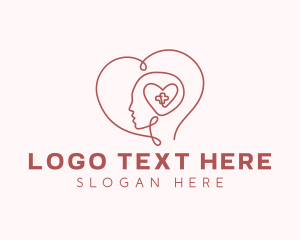 Mental Health - Mental Heart Wellness logo design