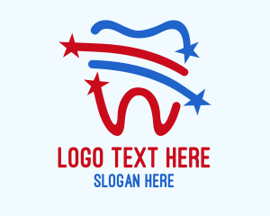 Dental - Stars Tooth Dental logo design