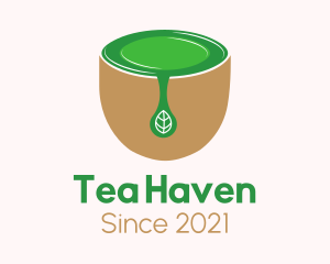 Tea Cup Drink logo design