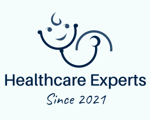 Baby Healthcare Checkup logo design