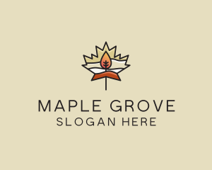 Maple - Autumn Season Maple logo design