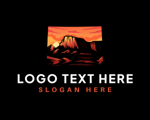 Map - Mountain Canyon Colorado logo design