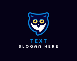 Owl Messaging App logo design